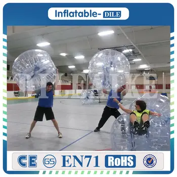 

Free Shipping Inflatable Bubble Football For Kids Durable And High Quality Bubble Balls 1.5m PVC Material