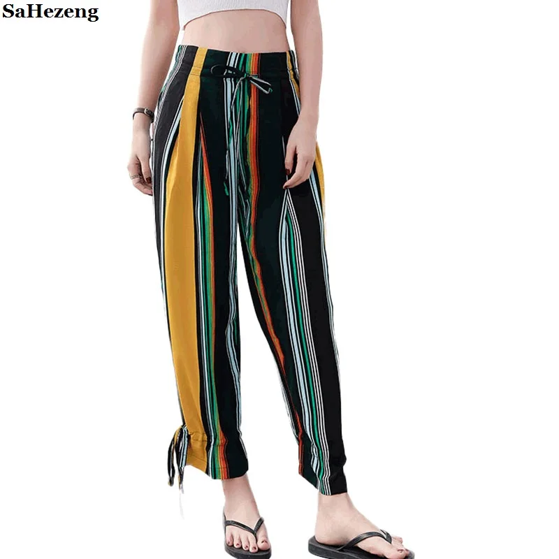High Quality Summer Comfortable Loose Wide Leg Pants 2018