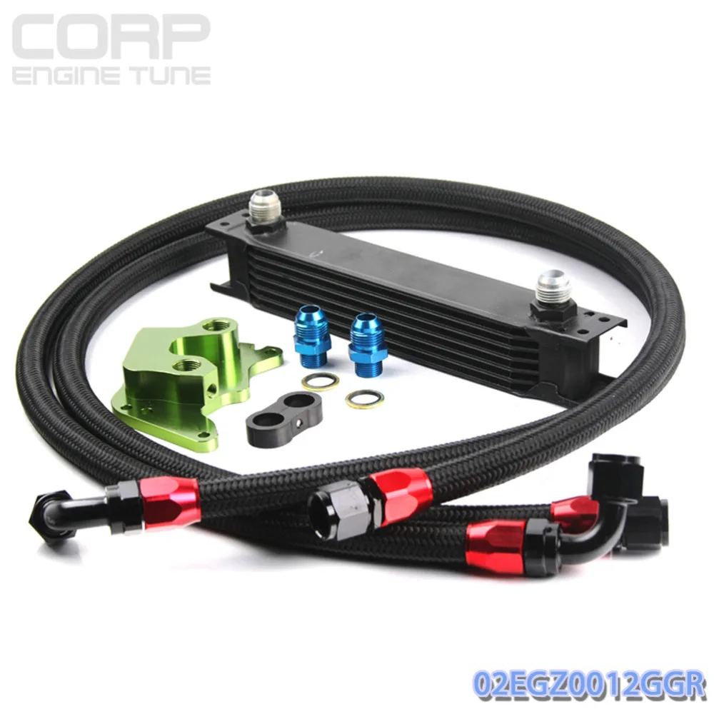 7 Row Engine Oil Cooler Relocation Kit For Bmw Mini Cooper S