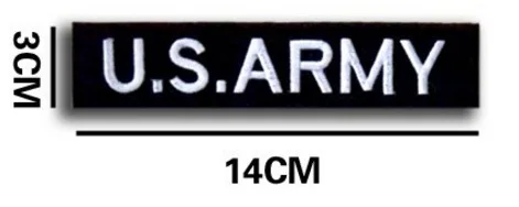 Вышивка нарукавная Коллекционная одежда специальная квалификационная форма армии США Военная Тактическая астронавт значок эполет - Цвет: 6
