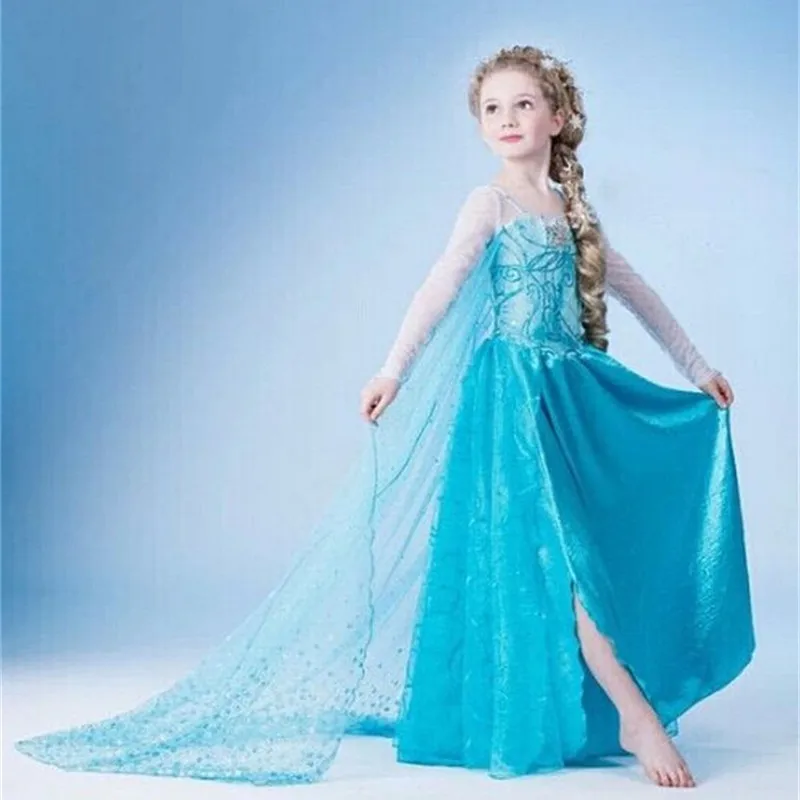 Платья Белоснежки на Хэллоуин для детей от 3 до 10 лет платье принцессы Эльзы для девочек, вечерние костюмы Эльзы, Vestidos Fantasia, детская одежда для девочек