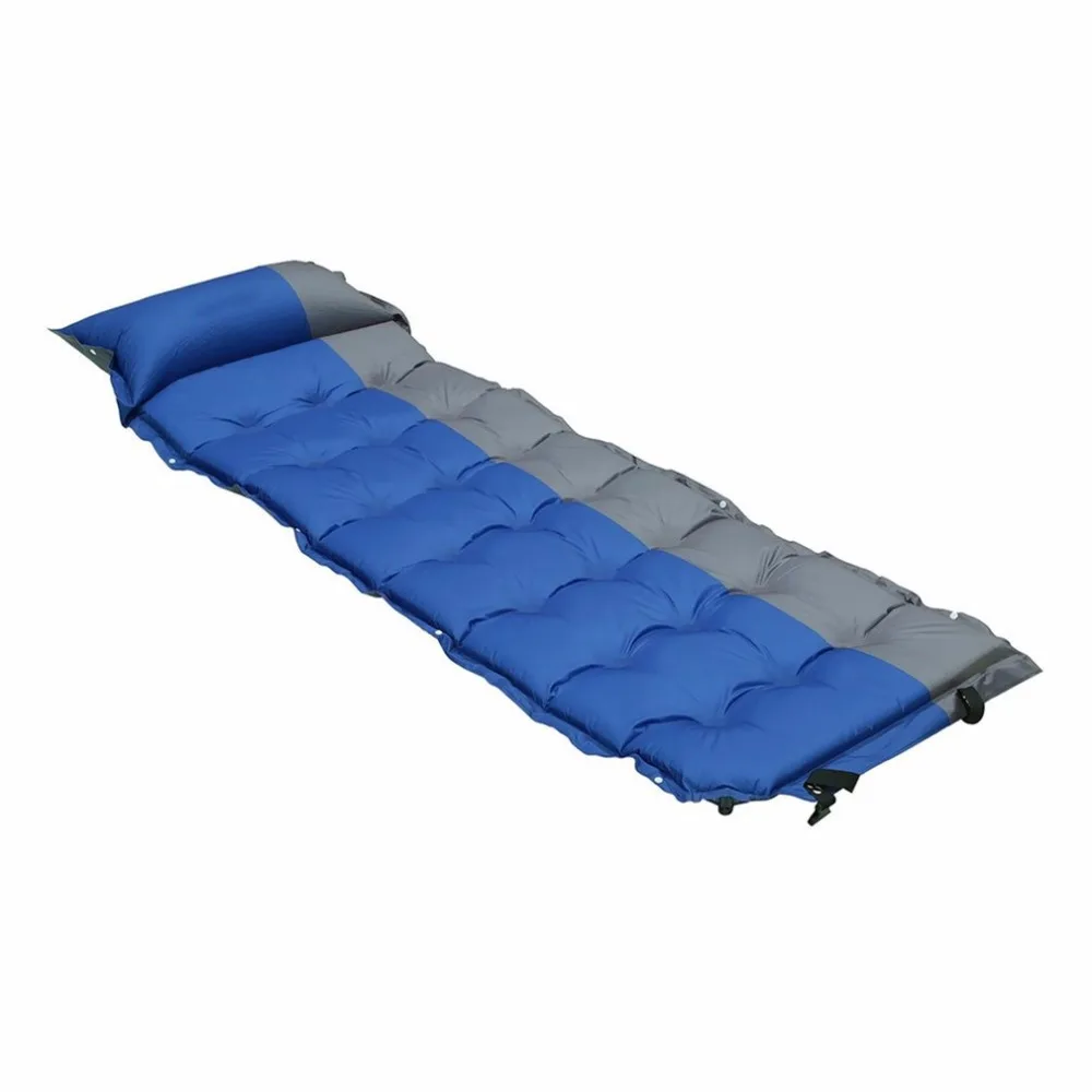 

Automatic Inflating Camping Roll Mat Sleeping Bed Inflatable Pillow Mattress +Bag Camping Pad Picnic Beach Mat Air Mattress Bed