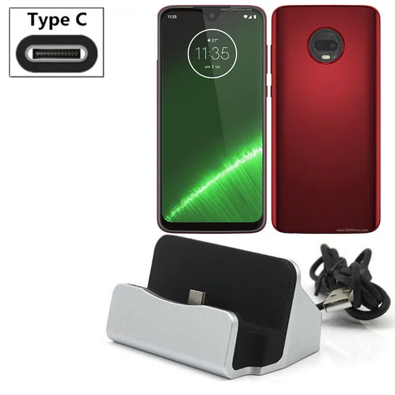 Для Motorola Moto G7 Play настольная Синхронизация данных Type-C USB кабель док-станция