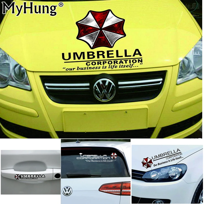 

Reflective Vinyl Biochemical Crisis Umbrella Corporation Car Body Sticker Rearview Mirror Decal Door Handle Film Auto Styling