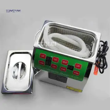 

ZJMZYM New Arrival Adjustable Household 304 Stainless Steel Ultrasonic Cleaners BG-02C Digital Cleaning Machine 220v 100W 3 L