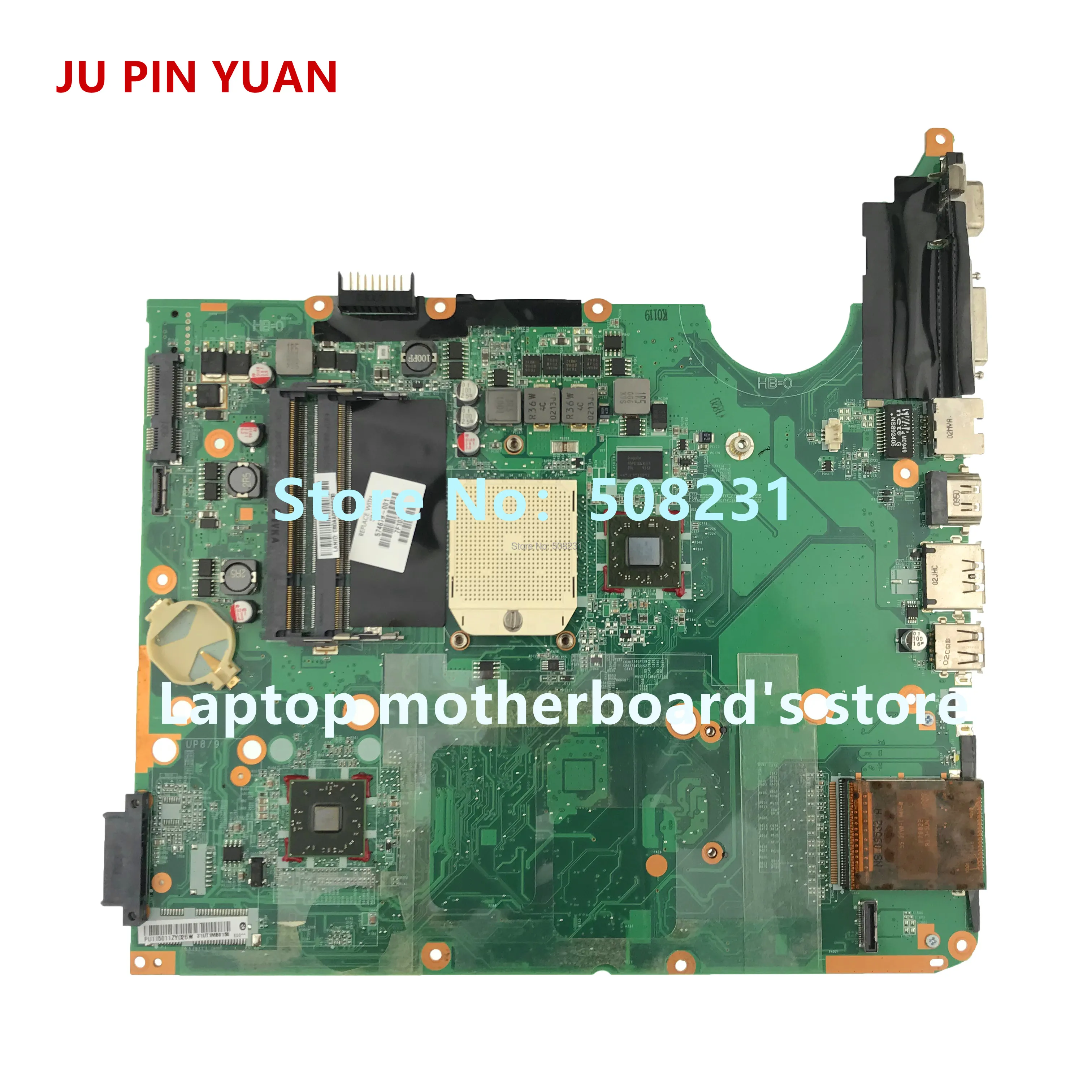 JU PIN юаней дороже; 574679-001 аккумулятор большой емкости DA0UT1MB6E0 материнская плата для ноутбука hp павильон DV7 DV7-3000 материнская плата полностью протестирована