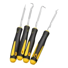4pcs O-Ring Oil Seal Tools Scraper Removal Hook Tool Extractor Puller Rubber Screwdriver Car repair tools