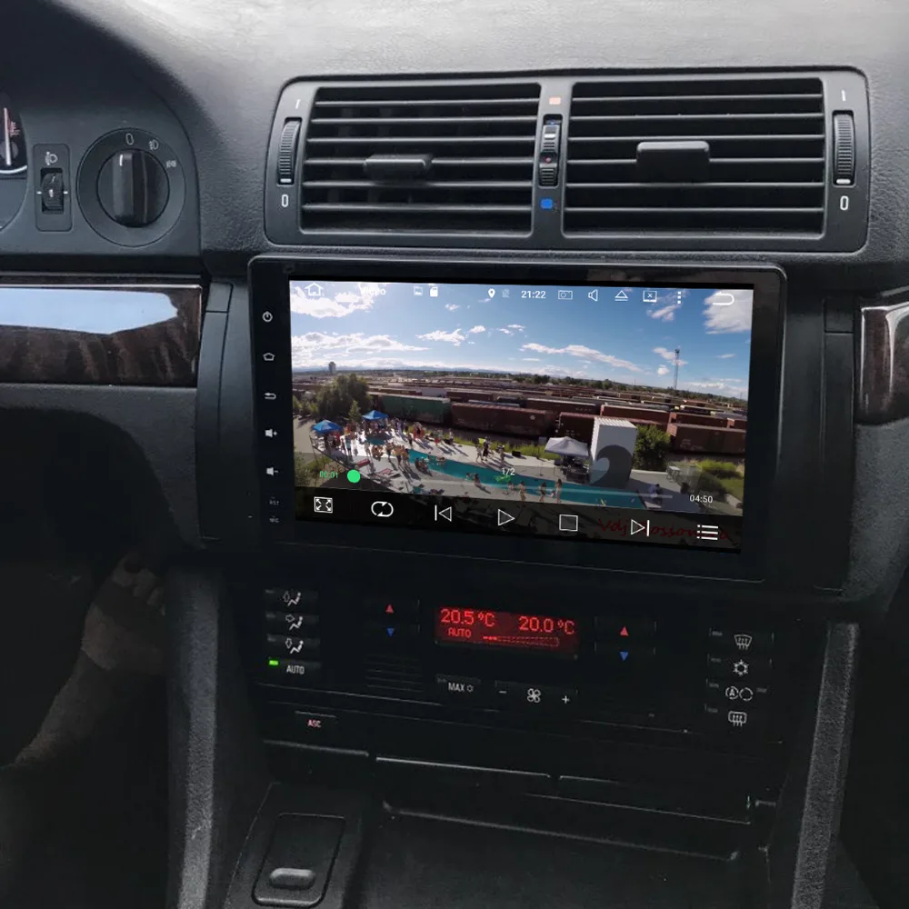 Clearance Dasaita 9" Android 9.0 Car GPS Radio Player for BMW E39 E53 X5 with Octa Core 4GB+32GB Auto Stereo Multimedia 2