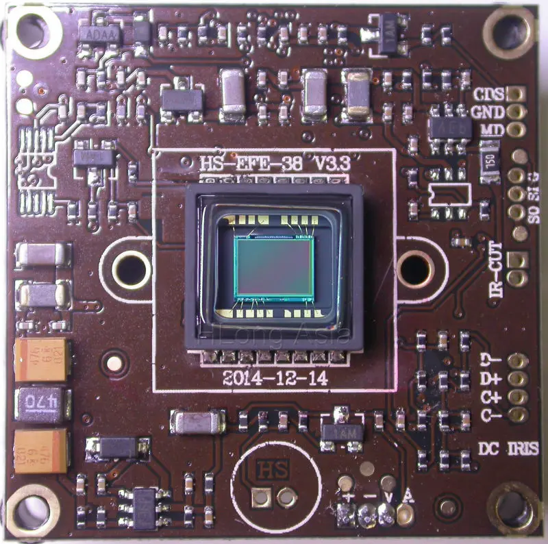 HD 1PC caméra carte mère CCD Board Machine Sony Chip 800 ligne 4140 couleur 673CCD 