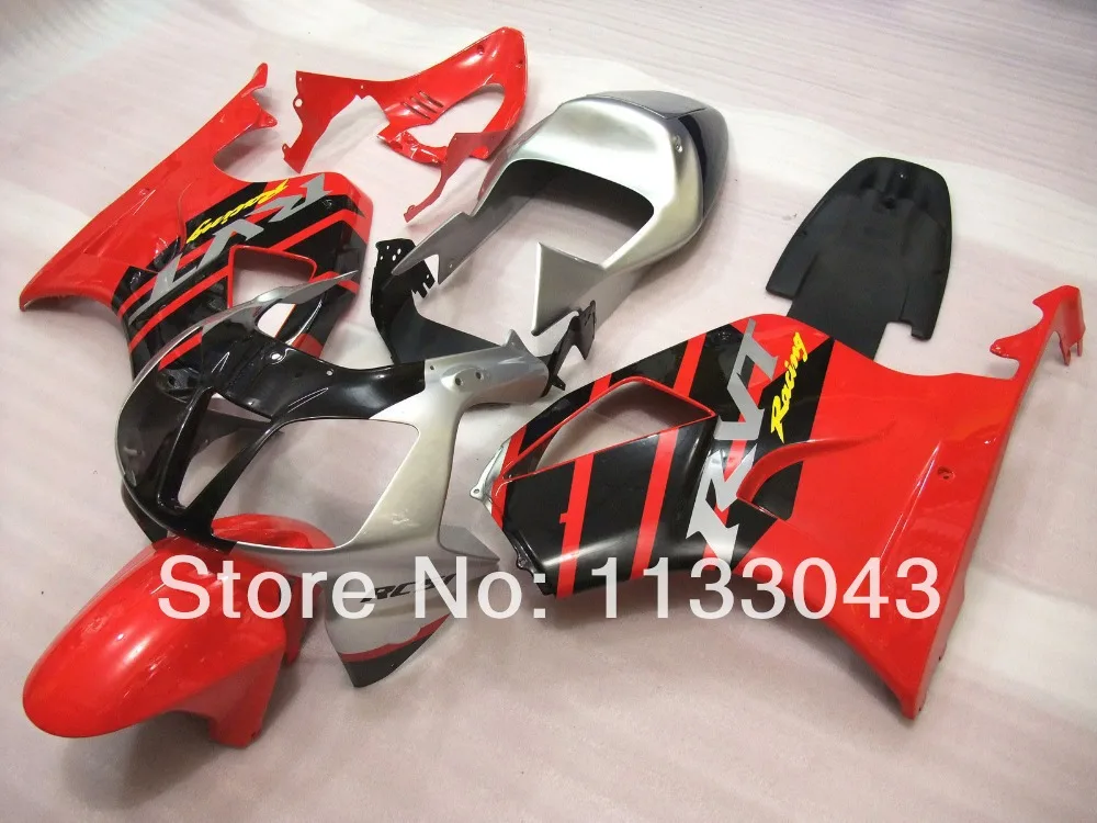 

Red Black Silver VTR1000 SP1 RC51 2000 2001 2002 2003 2004 2005 2006 Fairing Kit C3456F for Honda