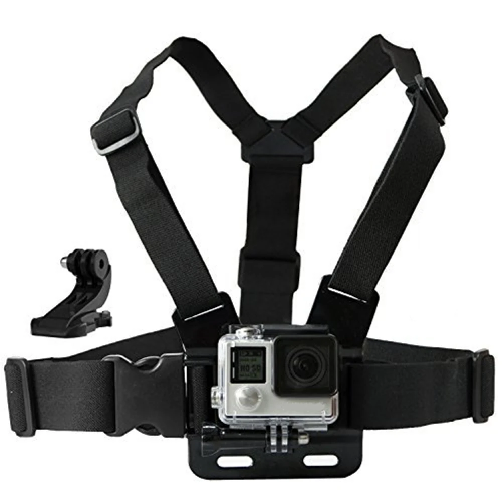 Wholesale Chest Mount Harness belt Accessories for Gopro hero 5 SJCAM SJ4000 Go Pro Action camera Strap With J mount sport camera 10 Buy Cheap Chest Mount Harness belt Accessories for Gopro hero 5 SJCAM SJ4000 Go Pro Action camera Strap With J mount sport camera 10