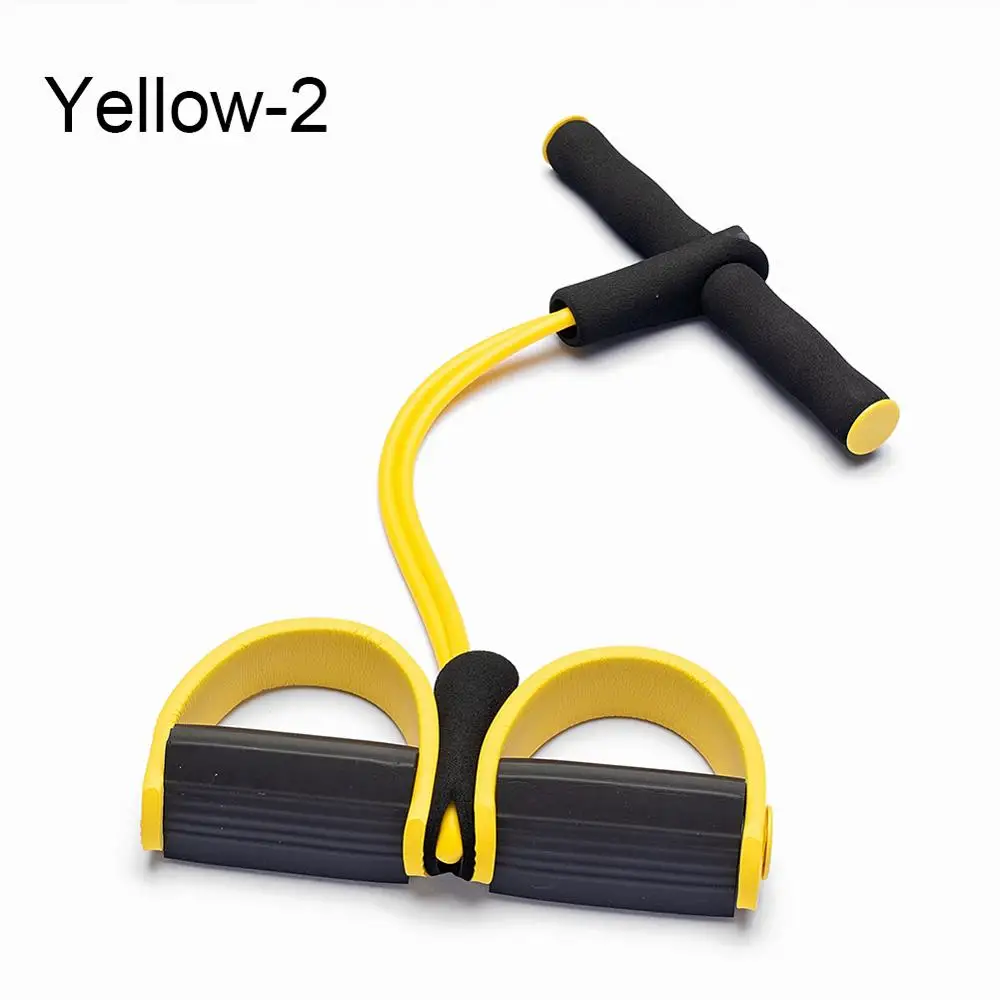 Утягивающие веревки для ног, фитнес-Эспандеры, Педальный Тренажер, для женщин и мужчин, для занятий йогой, фитнесом, оборудование для мужчин, для бодибилдинга, похудения - Цвет: Цвет: желтый