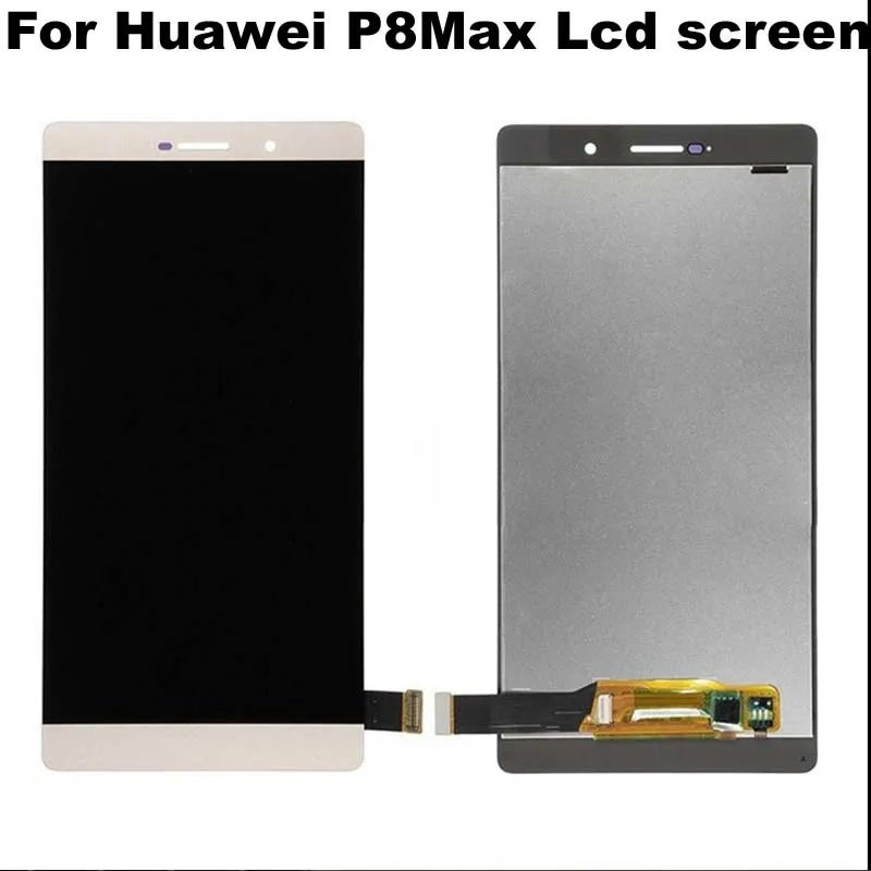 

100% Warranty New Original LCD Gold For Huawei P8 Max DAV-703L DAV-713L 701L Display LCD Touch Screen Digitizer Replacement