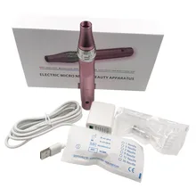 Skin tightening Micro tiny needles stimulate remove scar reduce wrinkles scars and stretch marks removal device dr derma pen