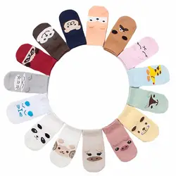 Детские хлопковые нескользящие носки детские удобные Прекрасный мультфильм животных детские носки для мальчиков и девочек От 0 до 2 лет