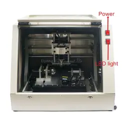 2 в 1 ЧПУ лазерная гравировальная машина 3020 4 оси ЧПУ фрезерный Режущий маршрутизатор шариковый винт с 500 МВт лазерная головка