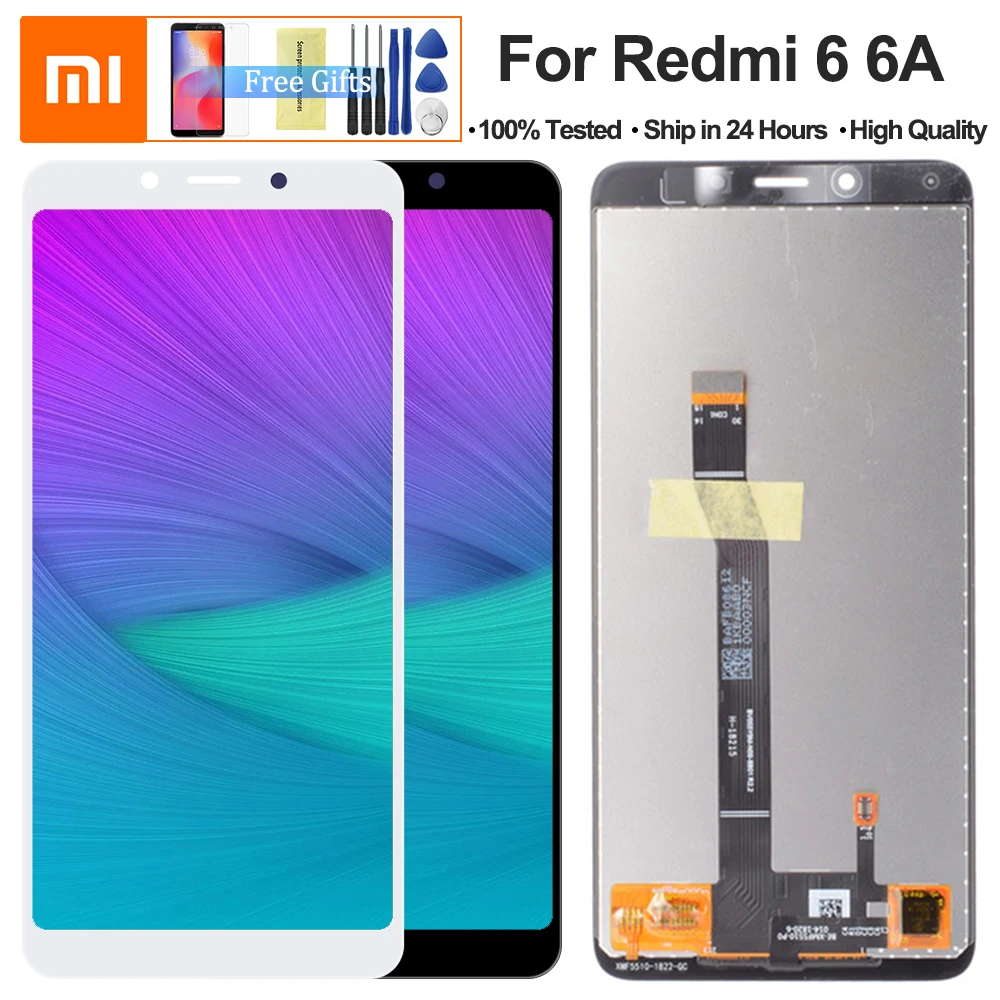 

5.45"Quality LCD+Frame Fo Redmi 6 LCD Display Screen Replacement For xiaomi redmi 6a LCD Assembly 1440*720 Resolution