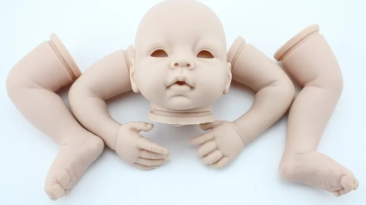 Лидер продаж популярные продажи куклы запчасти мягкие Reborn Baby Комплект кукол силиконовые виниловые головы 3/4 руки и ноги для 20"