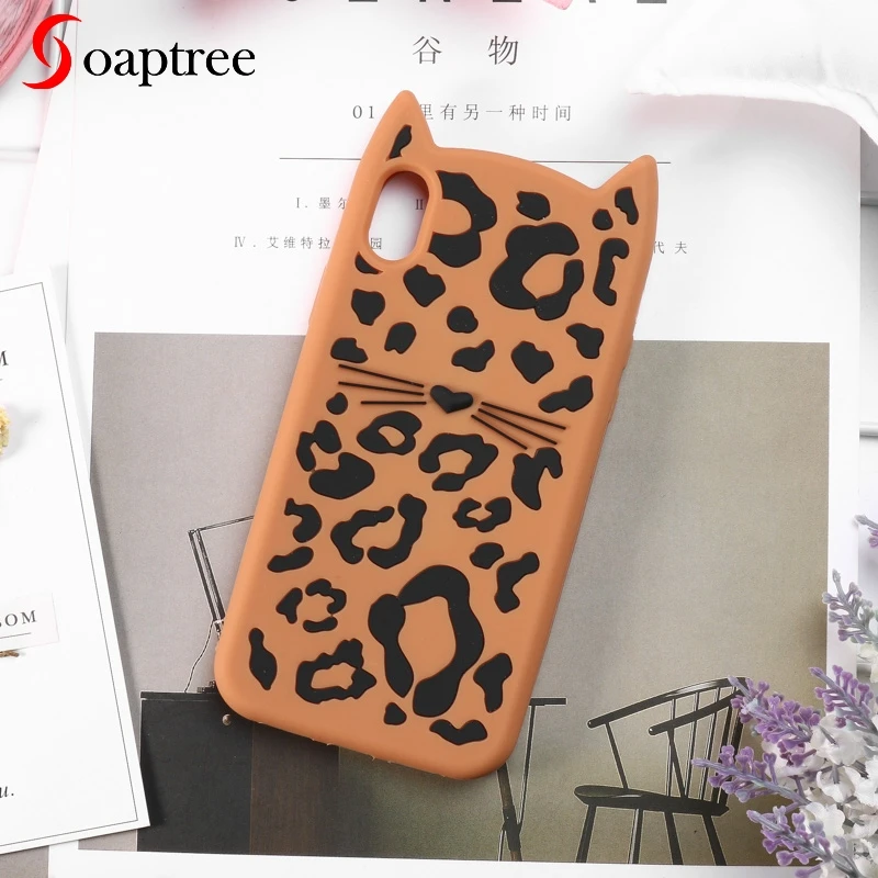 

Leopard Print Phone Case For iPhone XS Max XR X Cases for iPhone 7 8 6S Plus Cover Soft Silicone Covers for iPhone 6 5 5S Capa