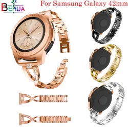 42 мм ремешок для samsung Galaxy ремешок для часов на замену Роскошные Алмазные полосы для samsung Galaxy Watch 20 мм ремешок для часов браслет