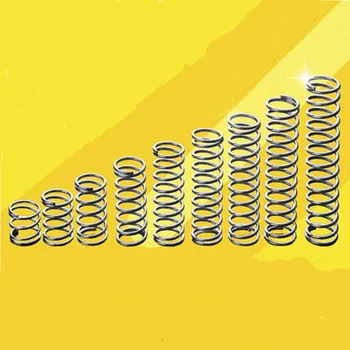 

5Pcs 0.9mm wire diameter compression spring Y-Type pressure springs 14mm OD 10mm-50mm Length Galvanized