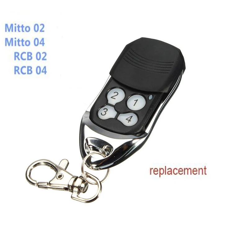 

For Mitto 2 4, RCB02 RCB04 Replacement gate door remote 433mhz rolling code