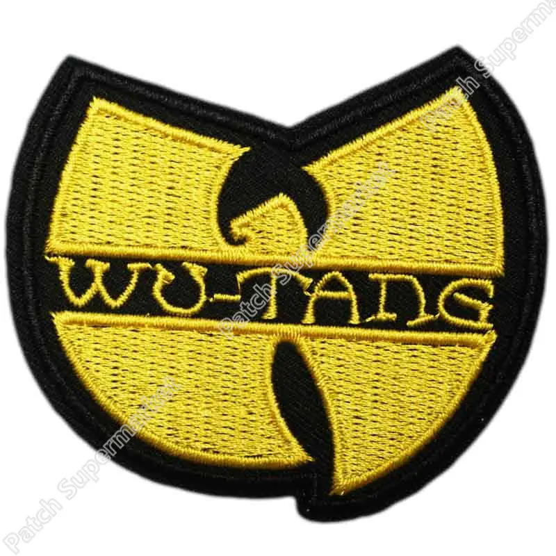 Новый вышитый музыкальный значок WU TANG CLAN в стиле хип-хоп для пришивания утюгом