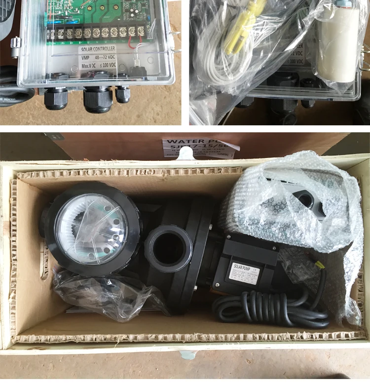 solar pump with solar panel