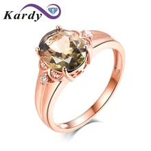 Уникальный натуральный Многоцветный драгоценный камень Турмалин Твердые 14 к розовое золото и бриллианты обручальное кольцо
