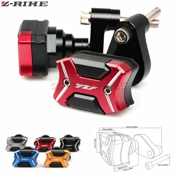 

Motorcycle parts New Falling Protectors Motorcycle Black Frame Slider Anti Crash Caps For Yamaha YZF-R6 YZF R6 2009 2010-2016