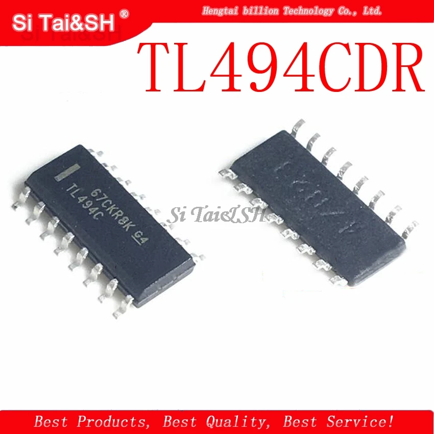 (10 шт.) 100% новый TL494CD TL494CDR TL494C TL494 SOP16 оригинальный микросхема IC в наличии|4 g| |