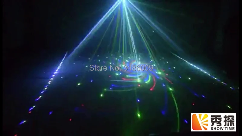 Бесплатная доставка DJ лазерный сценический Свет Полноцветный 96 RGB узоры проектор сценический эффект освещение для дискотеки Xmas вечерние 3