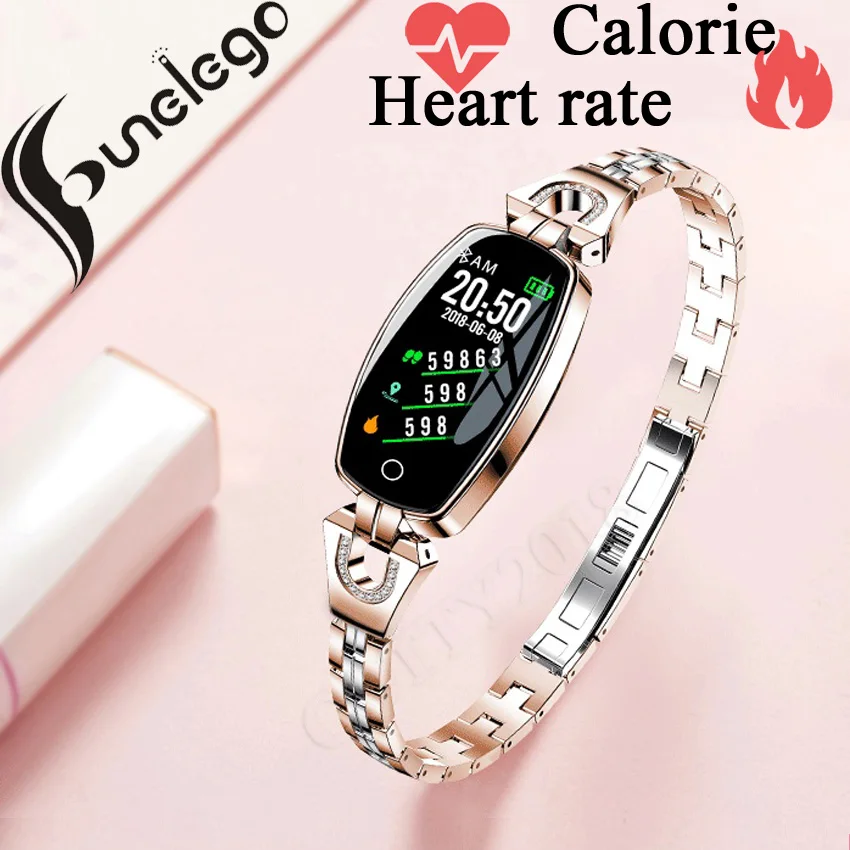 

Funelego Smart Wristband Fashion Wrist Sport Watch With Blood Pressure Fitness Heart Rate Monitor For Women Waterproof Bracelet