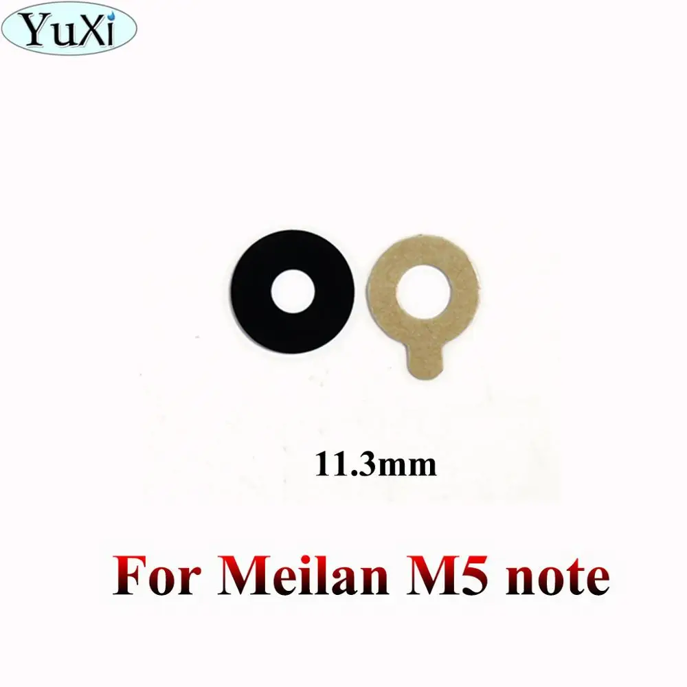 YuXi 2X для Meizu meilan M2 M3 M5 M6 Note камера Стекло Объектив задняя камера стекло объектив с клеем Замена Ремонт Запасные части - Цвет: For Meilan M5 note