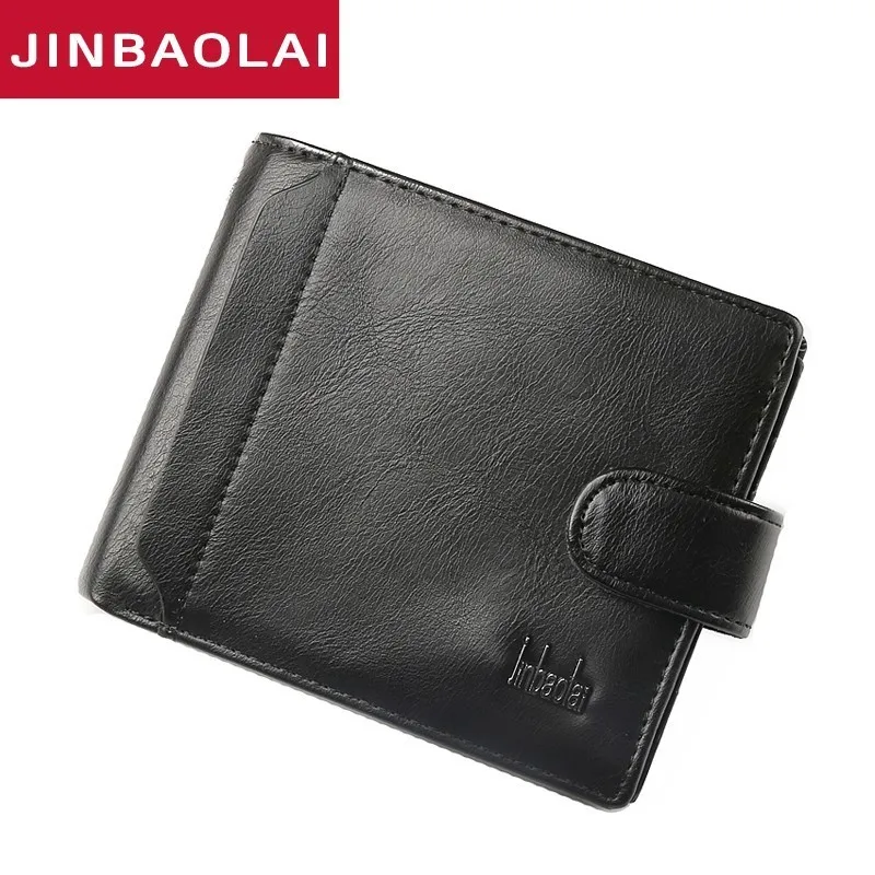 

Brand Design Top Quality Split Leather Big Size New Men Short Wallet Clutch Bag With Coin Pocket Luxury Bifold Purse Men Wallets