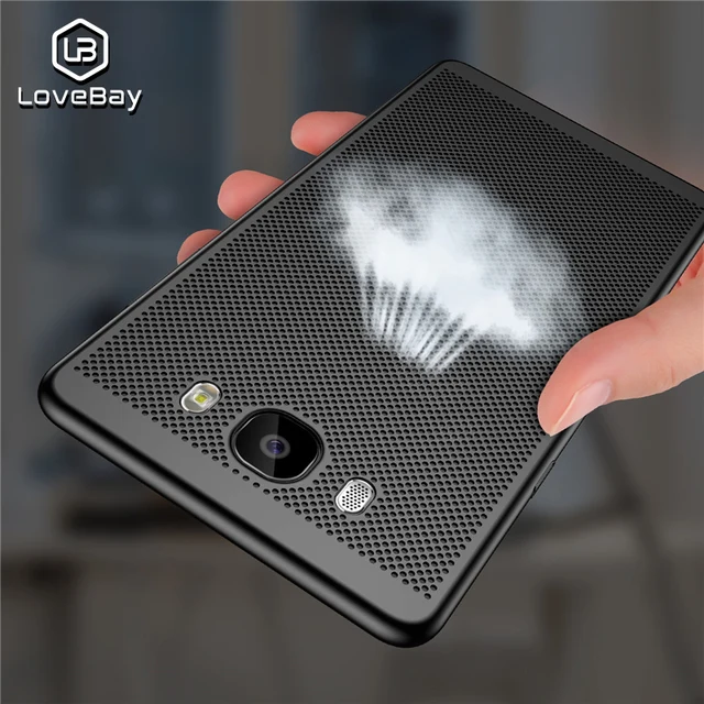Lovebay Phone Case For Samsung Galaxy S6 S7 Edge S8 S9 Plus Note 8 9 A3 A5 A7 A8 J3 J5 J7 Hollow Heat Dissipation Hard PC Case