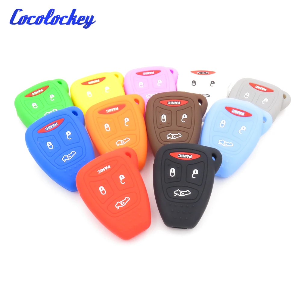 Funda clave el rojo de silicona protección llaves del coche cover control remoto
