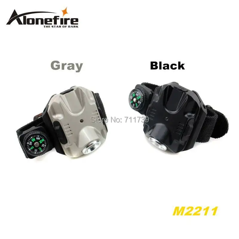 ALONEFIRE M2211 CREE XPE R2 светодиодный 5 модели встроенный аккумулятор утро/ночной бег наручные часы-лампа тактический светодиодный налобный фонарь факел с кабелем