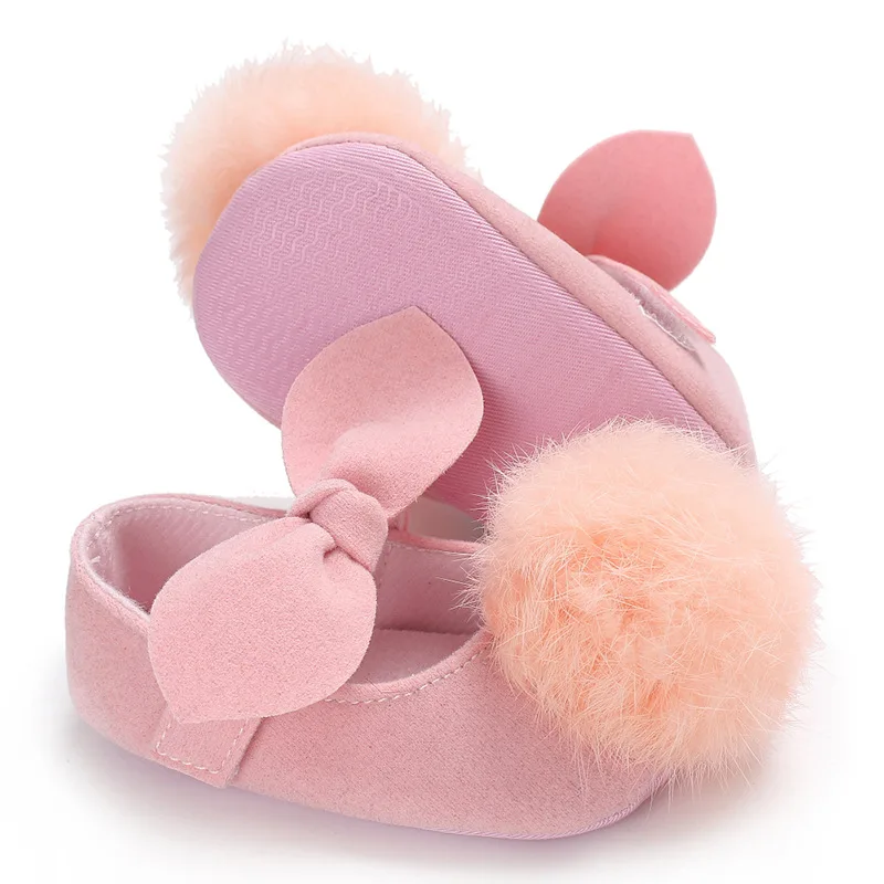 Мягкая Плюшевая обувь принцессы для маленьких девочек 0-1 лет, милая обувь, обувь для новорожденных девочек