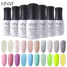 HNM 8 мл Лак для ногтей светильник цветной Nagellak УФ светодиодный лак для ногтей Vernis Полуперманентная краска для грунтовки гель лак Vernis a Ongle