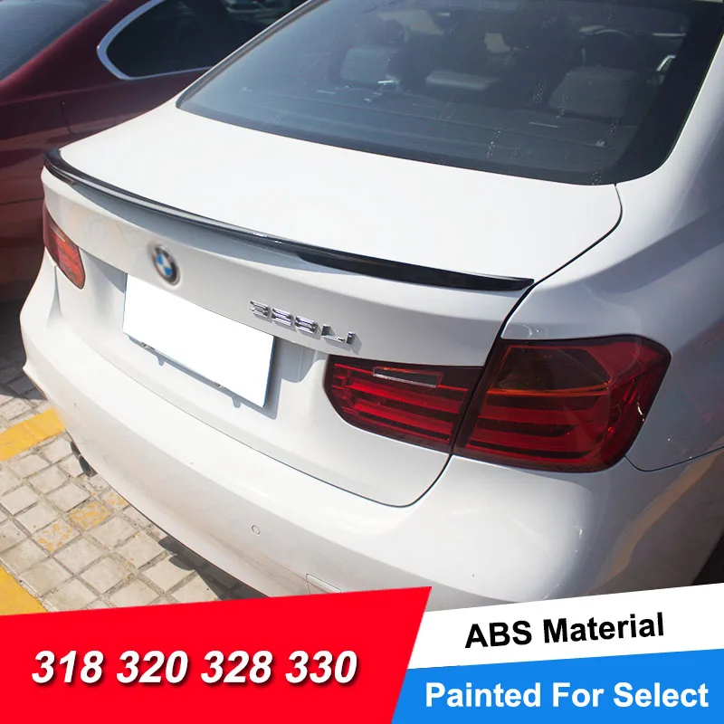 Задний спойлер для багажника BMW 3 Series 318 320 328 330 Sedan 2013 14 15 16 17 18 19 авто из АБС пластика