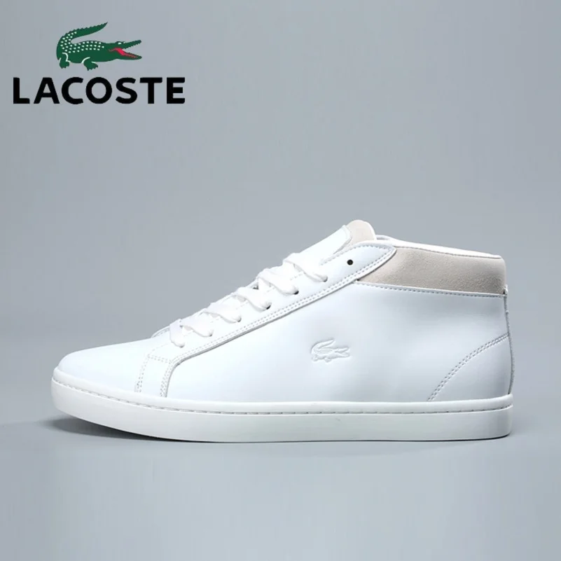 Lacoste Retro Men Skateboarding Shoes Men Sneakers For Men's Lightweight Leather Breathable Running Shoes mens Walking Sneakers