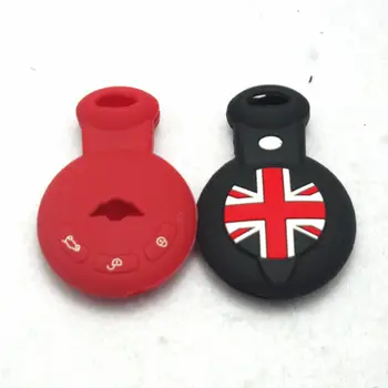 

BBQ@FUKA Silicone Key Case Shell Cover Key Fob For Mini Cooper MiniCooper One S SMART