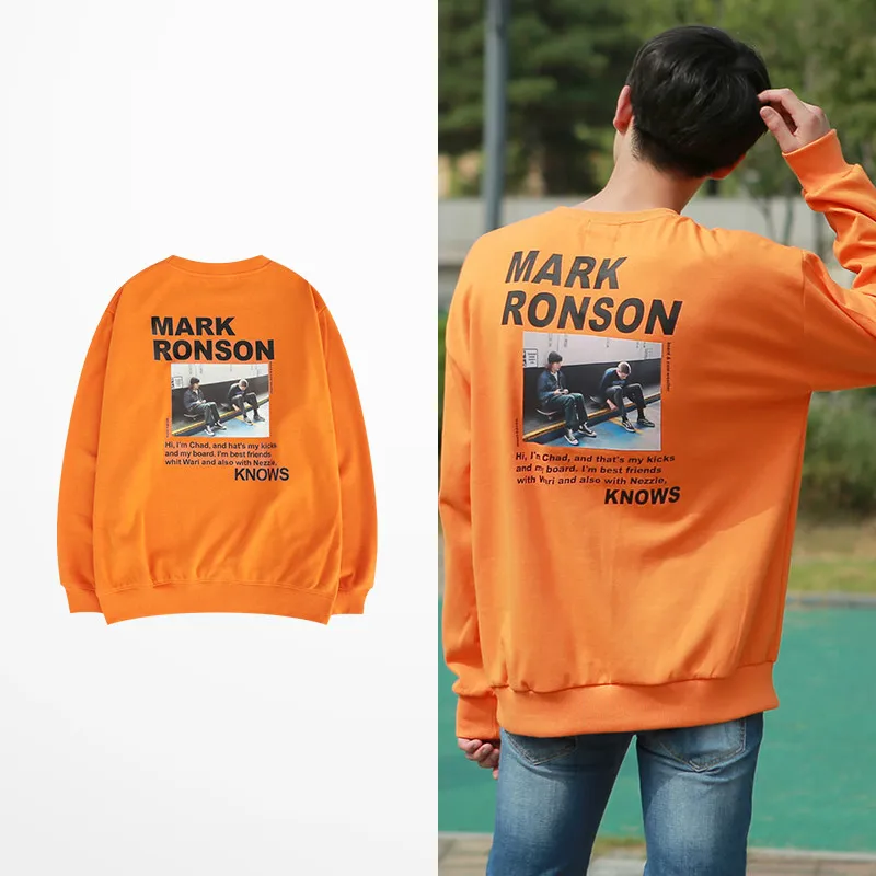 Ulzzang Original Design Sweatshirt Man Misbhv Hip Hop High Street Wark
Ronson Print Justin Bieber Mens Hoodies And Sweatshirts