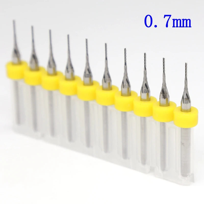 0,7 мм PCB фреза металл ЧПУ древесины кожа фрезерные инструменты Вольфрам карбида Хвост Ласточки Резьба Инструменты