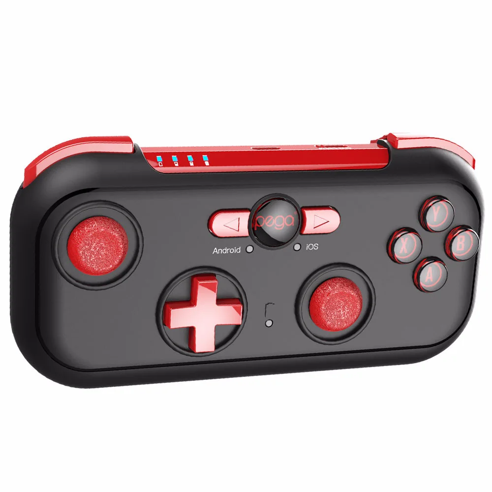 PG-9085 Bluetooth геймпад джойстик Pad красный Мастер беспроводной игровой контроллер для Android/iOS/nintendo/переключатель/Win - Цвет: Black