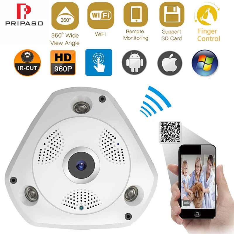360 Degree Wi-fi IP Camera FishEye HD 960P 1.3MP Smart Panoramic IP P2P Wireless IP Fisheye Camera 1.3MP Security Wifi Cameras 360 Degree Wi-fi IP Camera FishEye HD 960P 1.3MP Smart Panoramic IP P2P Wireless IP Fisheye Camera 1.3MP Security Wifi Cameras