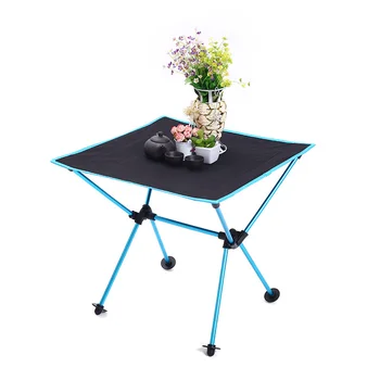 

Ergonomic Foldable Table Folding Camping Desk Portable Outdoor 7075 Al Alloy Ultralight Tables 600 D Oxford Anti-slip Furniture