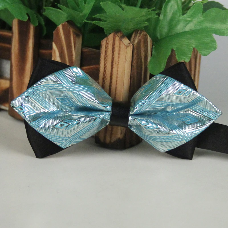 Мужские бабочкой для свадьбы полиэфирных нитей галстук-бабочка с цветочным принтом воротник галстук галстуки Noeud Papillon Галстуки