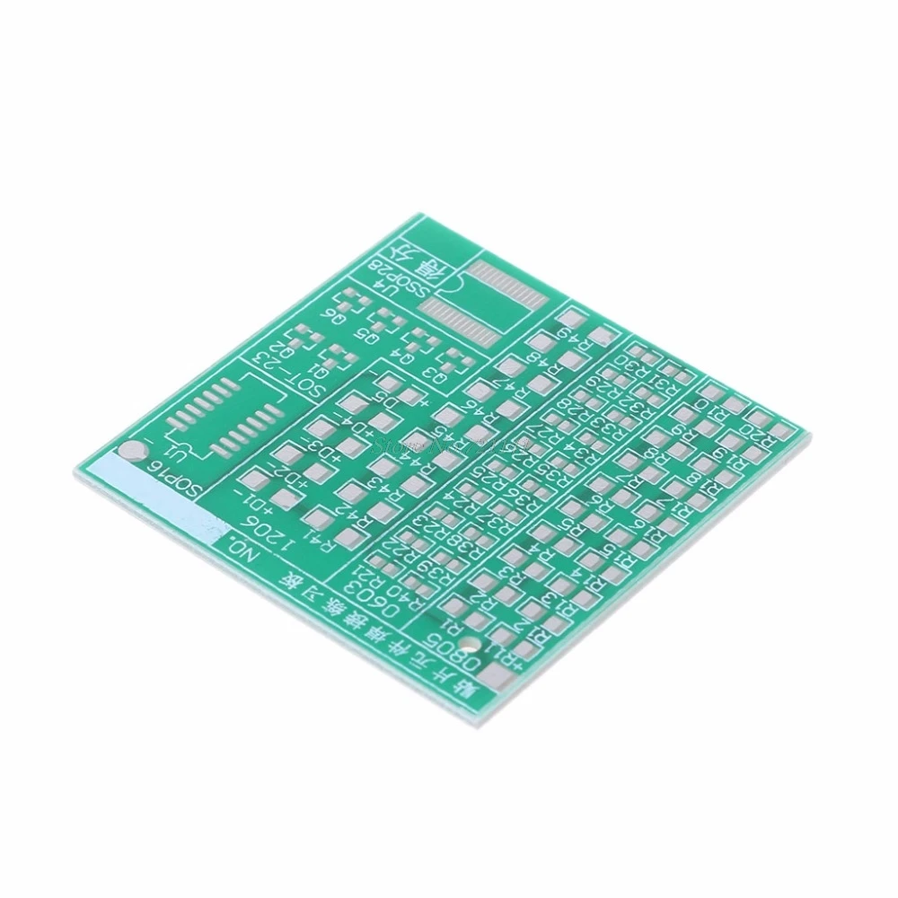 SMT SMD компонентная сварочная тренировочная доска для пайки электронный набор DIY